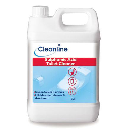 4-HYGIENE SULPHAMIC ACID TOILET CLEANER thick clinging toilet bowl cleaner Case: 2 x 5L