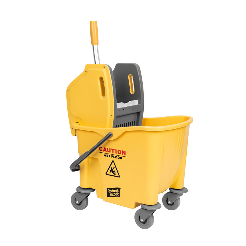 Kentucky Mop Bucket Steel Wringer Unit 23 litre Yellow